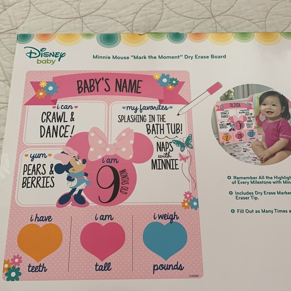 NWT Mark the moment Dry Erase Board - Picture 2 of 2